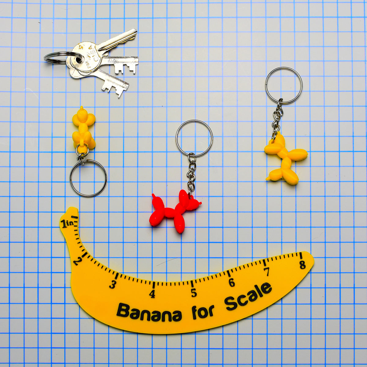 Balloon Dog Keychain