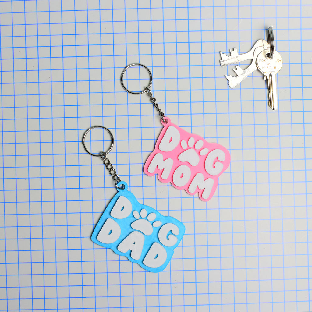 Dog Dad Keychain