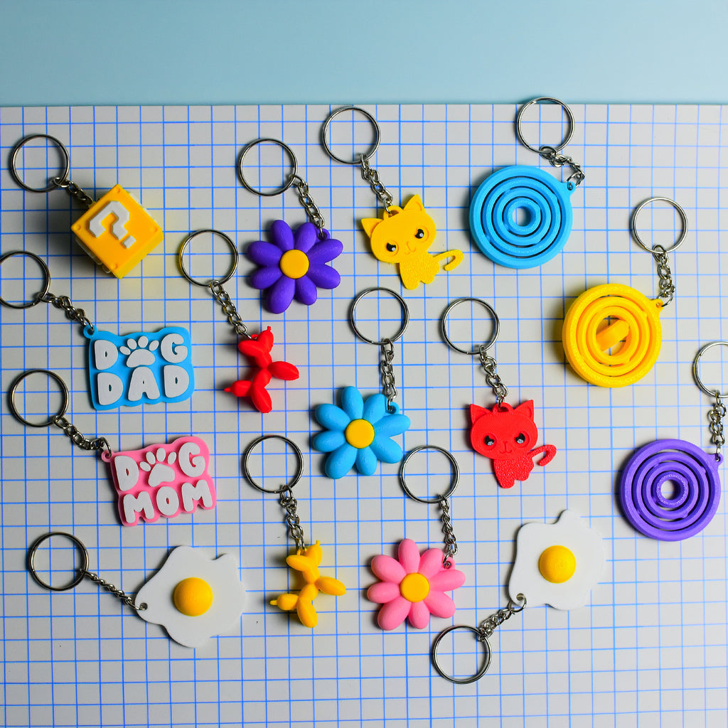 Sunny Side Up Egg Keychain