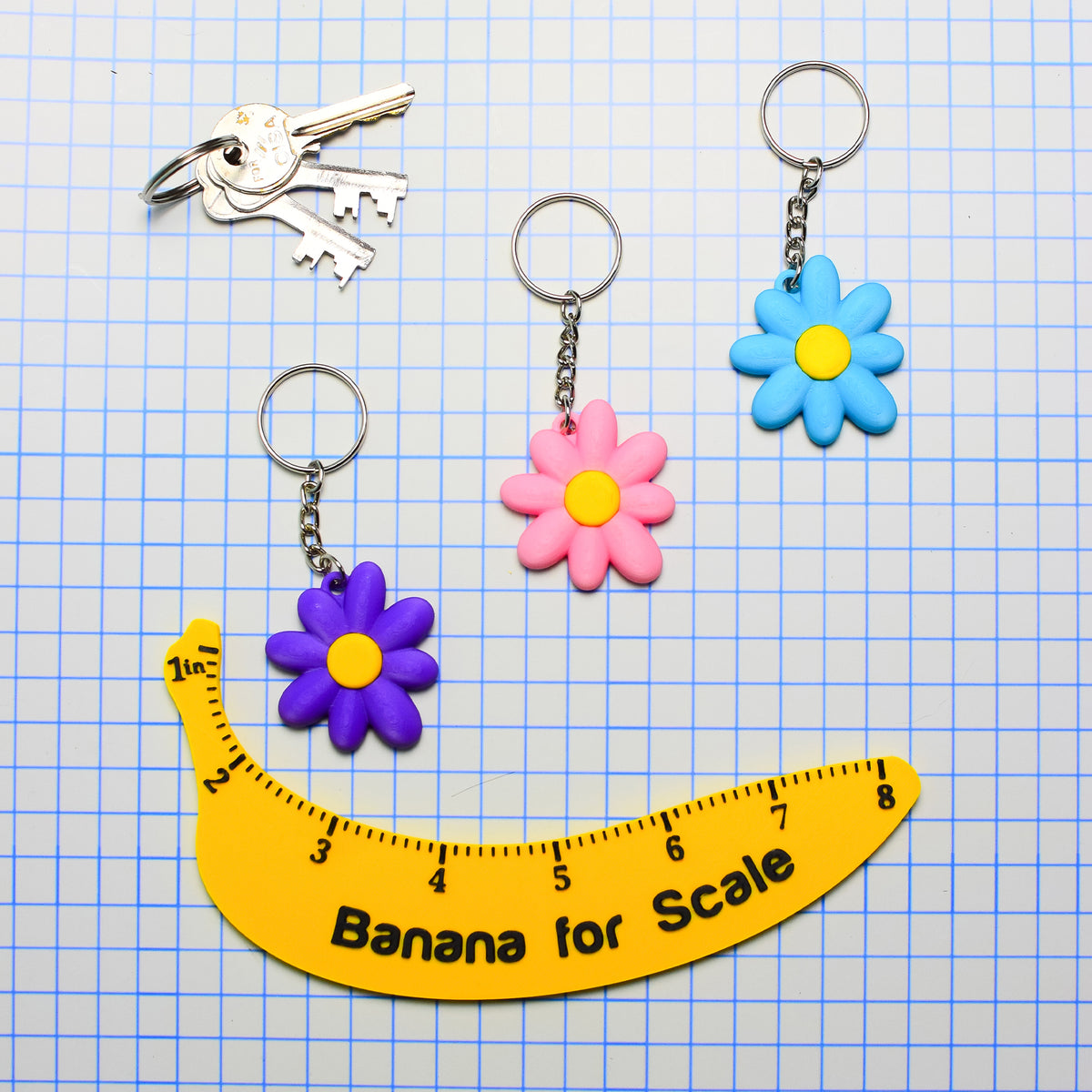 Daisy Keychain