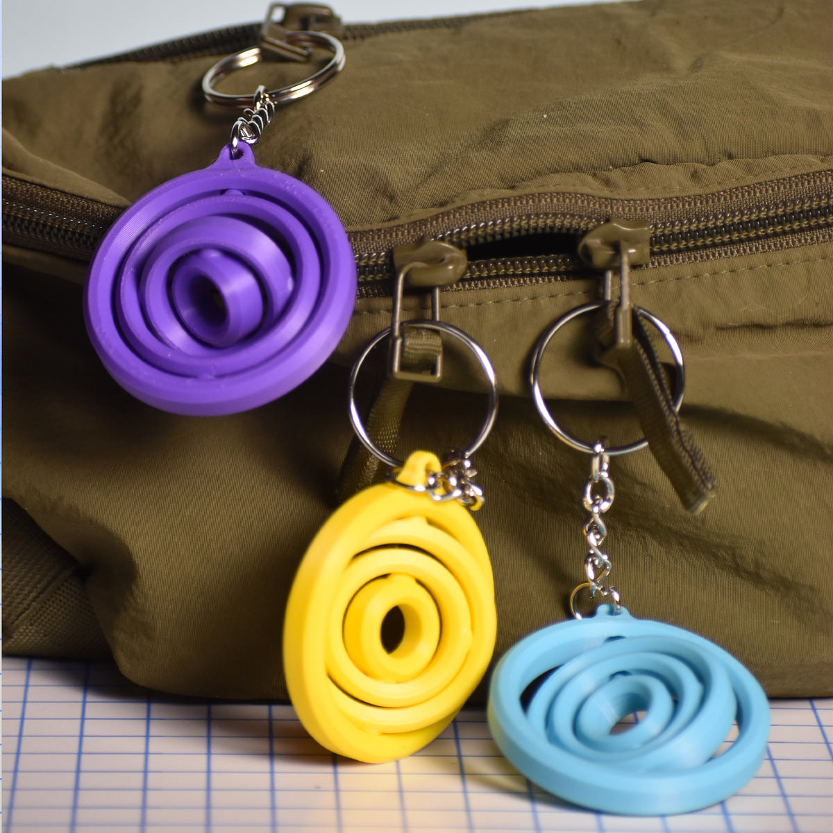 Gyroscope Keychain