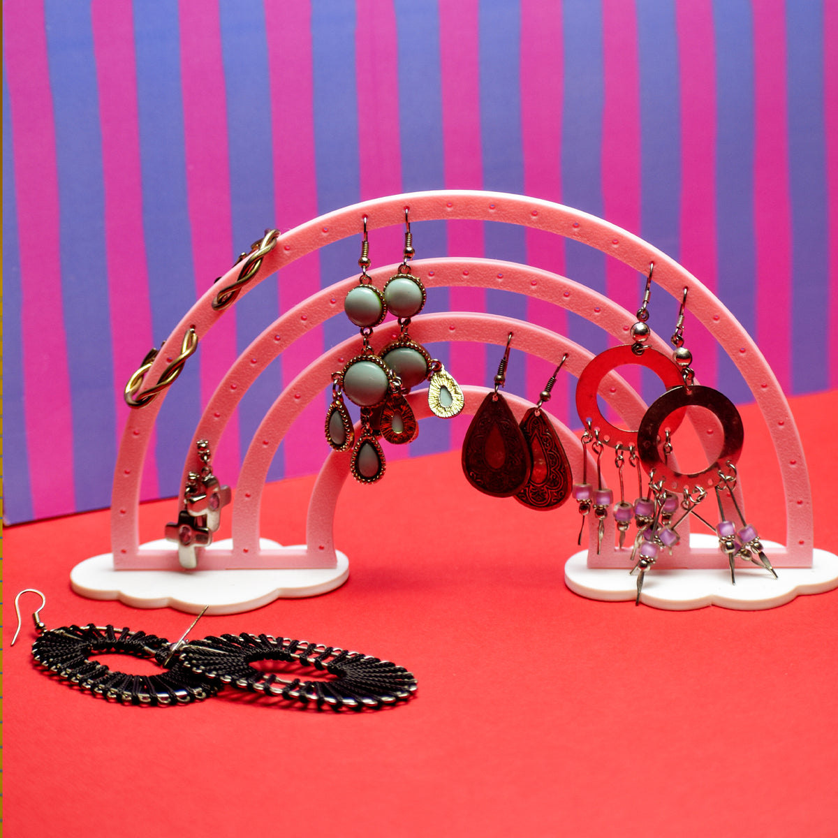 Rainbow Earring Holder